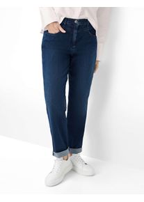 Raphaela by Brax Damen Five-Pocket-Hose Style CAREN NEW STONED SLIGHTLY USED, denim blau, Gr. 50K