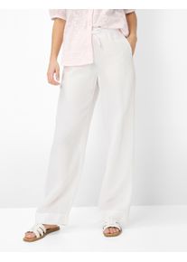 Brax Damen Marlenehose Style FARINA WHITE, wei&szlig;, Gr. 34