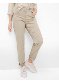 Raphaela by Brax Damen Five-Pocket-Hose Style CAREN NEW SAND, Beige, Gr. 36K