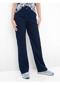 Raphaela by Brax Damen Marlenehose Style PEGGY FLARED DARK BLUE, denim dunkelblau, Gr. 36