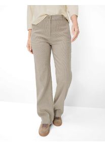Raphaela by Brax Damen Marlenehose Style PEGGY FLARED SAND, Beige, Gr. 36