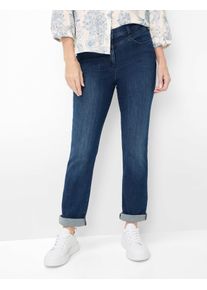 Raphaela by Brax Damen Five-Pocket-Hose Style LAURA NEW STONED SLIGHTLY USED, denim blau, Gr. 36