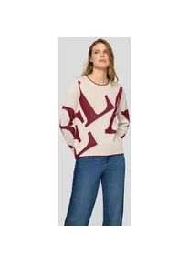 Strickpullover Rabe "Pullover", Damen, Gr. 46, beige, 43%Baumwolle, 43%Polyacryl, 14%Polyamid, gerade, gerader Abschluss, Pullover Strickpullover