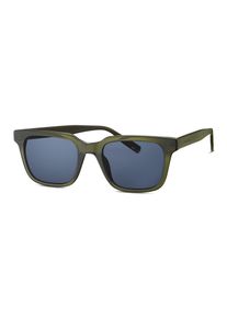Sonnenbrille Tom Tailor "Modell 676013", Herren, dunkelgr&uuml;n transparent, leicht transparent, Sonnenbrillen Sonnenbrille, Form Karree/Eckig, Logoschriftzug auf B&uuml;gel, Kunststofffassung