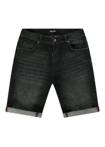 Jeansbermudas Cars Jeans "TARGET Denim Short", Damen, Gr. S, N-Gr, schwarz used, Denim/Jeans, Obermaterial: 99% Baumwolle, 1% Elasthan, Abriebeffekte, Basic kniefrei, Jeans Jeansbermudas