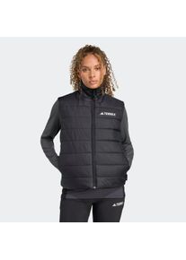 Funktionsweste adidas terrex "MULTI ESSENTIALS CLIMAWARM GEF&Uuml;TTERTE", Damen, Gr. XS, schwarz, Obermaterial: 100% Polyamid, Westen Funktionsweste