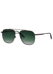 Sonnenbrille Tom Tailor "Modell 675004", Herren, dunkelgun, metallic, Sonnenbrillen Sonnenbrille, Form Pilot, Logoschriftzug auf B&uuml;gel, Metallfassung