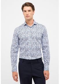 Langarmhemd Eterna "SLIM FIT", Damen, Gr. 41, Normalgr&ouml;&szlig;en, denim, Satin, 100% Baumwolle, schmal, Manschette, Hemden Langarmhemd, NON IRON (b&uuml;gelfrei)