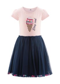 Sommerkleid happy girls "M&auml;dchenkleid", M&auml;dchen, Gr. 98, EURO-Gr&ouml;&szlig;en, rose, Stoff, 100% Polyester, normal, Kleider Sommerkleid