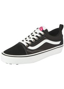 Sneaker Vans "MTE OLD SKOOL INSULATED", Herren, Gr. 37, schwarz, wei&szlig;, Leder, Textil, Schuhe Sneaker, gef&uuml;ttert