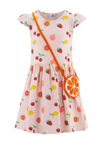 Sommerkleid happy girls "M&auml;dchenkleid", M&auml;dchen, Gr. 92, EURO-Gr&ouml;&szlig;en, rose, Stoff, 100% Baumwolle, normal, Kleider Sommerkleid