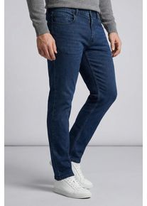 Straight-Jeans "RON used", Herren, Gr. 40, L&auml;nge 34, blau, schwarz used whisker, Denim/Jeans, Obermaterial: 76% Baumwolle, 22% Polyester, 2% Elasthan, Pioneer Authentic Jeans, unifarben, straight fit lang, Jeans Straight-Jeans, im Five-Pocket Style