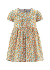 Sommerkleid happy girls "M&auml;dchenkleid", M&auml;dchen, Gr. 92, EURO-Gr&ouml;&szlig;en, orange, Stoff, 100% Baumwolle, normal, Kleider Sommerkleid