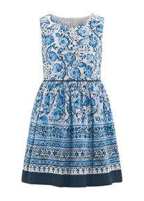 Sommerkleid happy girls "M&auml;dchenkleid", M&auml;dchen, Gr. 104, EURO-Gr&ouml;&szlig;en, navy, Stoff, 100% Baumwolle, normal, Kleider Sommerkleid
