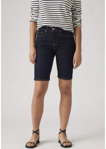 Levi's Shorts LEVI'S "SHAPING BERMUDA", Damen, Gr. 27, N-Gr, schwarzest sky, Web, Obermaterial: 80% Baumwolle, 19% Polyester, 1% Elasthan, regular fit kniefrei, Hosen Shorts, Sommerhose im Five-Pocket Style