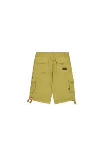 Shorts Alpha Industries "Jet Short", Herren, Gr. 31, Normalgr&ouml;&szlig;en, gr&uuml;n (khaki gr&uuml;n), Obermaterial: 100% Baumwolle, Hosen Shorts