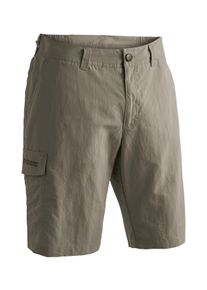 Funktionsshorts Maier Sports "Main", Herren, Gr. 46, Normalgr&ouml;&szlig;en, schlamm, 100% Polyamid, Hosen Funktionsshorts, Herren Shorts, kurze Outdoor-Hose, Bermuda mit 4 Taschen, Regular Fit