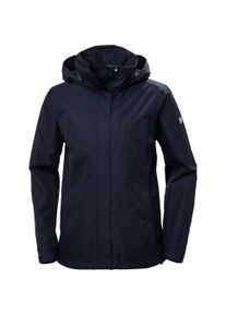 Regenjacke Helly Hansen "W ADEN JACKET", Damen, Gr. L, navy, Web, Obermaterial: 100% Polyester. Futter: 100% Polyester, unifarben, Basic normal, mit Riegel, Jacken Regenjacke, wasserdicht, winddicht, atmungsaktiv, mit hochschlie&szlig;endem Kragen