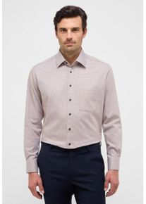 Langarmhemd Eterna "MODERN FIT", Damen, Gr. 42, Normalgr&ouml;&szlig;en, beige, 100% Baumwolle, tailliert, Manschette, Hemden Langarmhemd, NON IRON (b&uuml;gelfrei)