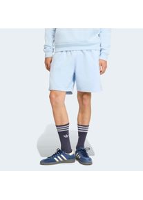 Shorts adidas originals "TREFOIL ESSENTIALS 7 INCH FLEECE", Herren, Gr. M, N-Gr, crystal sky, normal, gr., Obermaterial: 82% Baumwolle, 18% Polyester, Hosen Shorts, sportlicher Stil, f&uuml;r vielseitige Alltagsaktivit&auml;ten