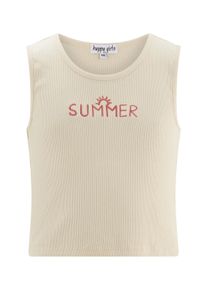 Sommerkleid happy girls "Shirt", M&auml;dchen, Gr. 134, EURO-Gr&ouml;&szlig;en, beige, Stoff, 100% Baumwolle, normal, Kleider Sommerkleid