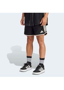 Shorts adidas Sportswear "STADIUM MESH", Herren, Gr. S, N-Gr, schwarz, sanftes wei&szlig;, normal, gr., Obermaterial: 100% Polyester, Hosen Shorts, Topseller