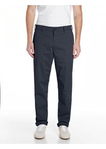Chinohose Replay "Adhann", Herren, Gr. 31, L&auml;nge 32, schwarz navy, Twill, Obermaterial: 98% Baumwolle, 2% Elasthan, unifarben, regular fit lang, Hosen Chinohose, in regul&auml;rer Passform, krempelbar
