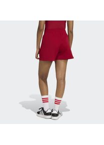Shorts adidas Sportswear "FUTURE ICONS SMALL LOGO", Damen, Gr. S, N-Gr, active maroon, normal, gr., Obermaterial: 68% Baumwolle, 32% Polyester, Hosen Shorts