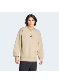 Sweatshirt adidas Sportswear "ESSENTIALS FEELCOZY", Herren, Gr. L, wonder cargo, schwarz, Obermaterial: 70% Baumwolle, 30% Polyester, normal, Rundhals, angesetztes B&uuml;ndchen, Sweatshirts Sweatshirt