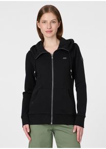 Sweatjacke Ragwear "NESKIA ZIP A", Damen, Gr. XXL, schwarz, Sweatware, Obermaterial: 70% Baumwolle, 30% Polyester, unifarben, normal, Rundhals, Sweatjacken Sweatjacke, Bestseller aus elastischer Baumwollmischung, innen unbrushed