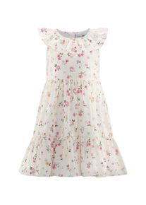 Sommerkleid happy girls "M&auml;dchenkleid", M&auml;dchen, Gr. 122, EURO-Gr&ouml;&szlig;en, ecru, Stoff, 100% Baumwolle, normal, Kleider Sommerkleid