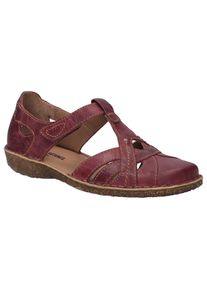 Klettschuh Josef Seibel "ROSALIE 29", Damen, Gr. 42, lila (orchidee), Leder, used, Schuhe Klettschuh, Spangenschuh, Sandale, Komfortschuh mit modischer T-Spange