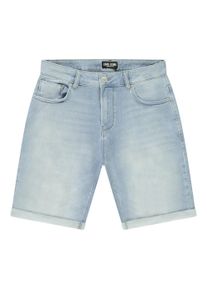 Jeansshorts Cars Jeans "CALIFORNIA Den", Herren, Gr. XS, N-Gr, bleached used, Web, Obermaterial: 79% Baumwolle, 20% Polyester, 1% Elasthan, Abriebeffekte, regular fit, Jeans Jeansshorts
