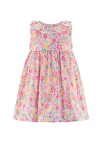 Sommerkleid happy girls "M&auml;dchenkleid", M&auml;dchen, Gr. 92, EURO-Gr&ouml;&szlig;en, neon pink, Stoff, 100% Baumwolle, normal, Kleider Sommerkleid