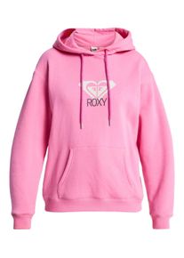 Hoodie Roxy "Surf Stoked Brushed Art", Damen, Gr. M, pink cosmos, Obermaterial: 60% Walkfrottier, 40% Microfaser;, Sweatshirts Hoodie