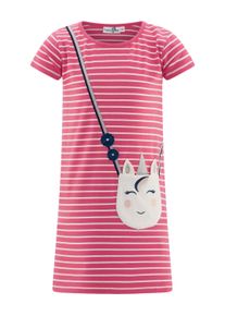 Sommerkleid happy girls "M&auml;dchenkleid", M&auml;dchen, Gr. 146, EURO-Gr&ouml;&szlig;en, pink, Stoff, 100% Baumwolle, normal, Kleider Sommerkleid