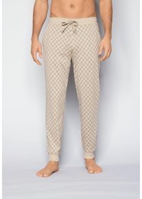 JOOP! Shorts JOOP "Leisure", Herren, Gr. M, N-Gr, cornflower aop teak, Jersey, Obermaterial: 100% Baumwolle, bequem lang, Hosen Shorts, mit Cornflower-Print, seitlichen Taschen und Bindeband