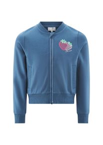 Sommerkleid happy girls "Cardigan", M&auml;dchen, Gr. 140, EURO-Gr&ouml;&szlig;en, jeans blau, Stoff, 100% Baumwolle, normal, Kleider Sommerkleid