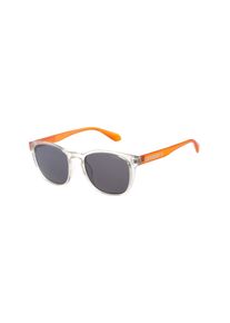 Sonnenbrille Superdry "Modell 996097", Herren, orange, transparent, transparent, Sonnenbrillen Sonnenbrille, Form Karree/Soft, Logoschriftzug auf B&uuml;gel, Injectionfassung