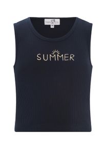 Sommerkleid happy girls "Shirt", M&auml;dchen, Gr. 146, EURO-Gr&ouml;&szlig;en, navy, Stoff, 100% Baumwolle, normal, Kleider Sommerkleid