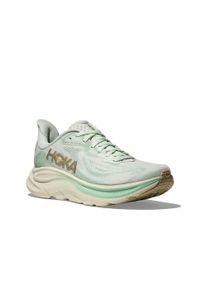 Laufschuh Hoka One One "CLIFTON 10", Damen, Gr. 40, sea glass, jadeite, Synthetik, Textil, mehrfarbig, Schuhe Laufschuh