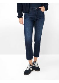 Brax Damen Five-Pocket-Hose Style MARY S USED DARK BLUE, denim dunkelblau, Gr. 34