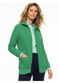 Walbusch Zip-Longstrickjacke