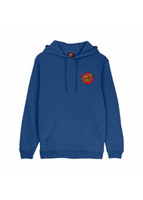 Kapuzenpullover Santa Cruz "CLASSIC DOT CHEST HOOD", Herren, Gr. L, rich navy, Obermaterial: 80% Baumwolle, 20% Polyester, Pullover Kapuzenpullover, f&uuml;r Erwachsene, sportlicher Stil, bequemer Tragekomfort