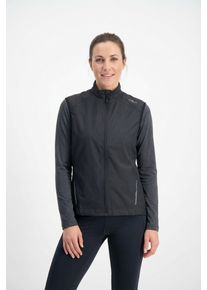Funktionsweste CMP, Damen, Gr. 36, nero, Obermaterial: 100% Polyester, Westen Funktionsweste, mit reflektierenden Details, sportlicher Stil