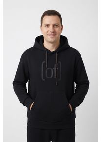 Hoodie CMP, Herren, Gr. M, nero, Obermaterial: 65% Baumwolle, 35% Polyester, Sweatshirts Hoodie, sportlicher Stil, vielseitig einsetzbar
