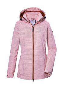G.I.G.A. by Killtec Funktionsjacke "GS 67 WMN JCKT", Damen, Gr. 46, pink, Obermaterial: 100% Polyester;Futter: 100% Polyester, G.I.G.A. DX BY KILLTEC, Jacken Funktionsjacke, Gestreifte Damen Outdoorjacke, wasserabweisend, 2-Wege-Rei&szlig;verschluss