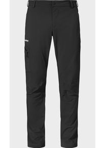 Sch&ouml;ffel Outdoorhose SCH&Ouml;FFEL "Pants Folkstone", Herren, Gr. 50, Normalgr&ouml;&szlig;en, schwarz (9990, schwarz), Oberstoff: 89% Nylon, 11% Elasthan, Hosen Outdoorhose