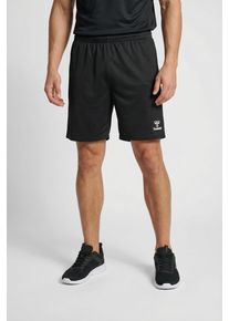Shorts Hummel, Herren, Gr. XL (54), N-Gr, schwarz, Obermaterial: 100% Polyester, Hosen Shorts, schnell trocknend
