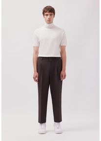 Chinohose STUDIO SEIDENSTICKER, Damen, Gr. 50, Normalgr&ouml;&szlig;en, braun, 98% Polyester, 2% Elasthan, unifarben, Hosen Chinohose